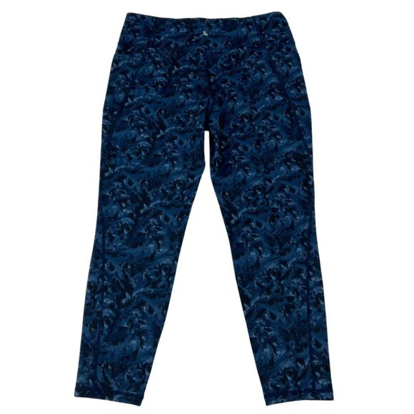 Lolë | Women's Print Leggings | Blue | Size XXLarge - Picture 2 of 4
